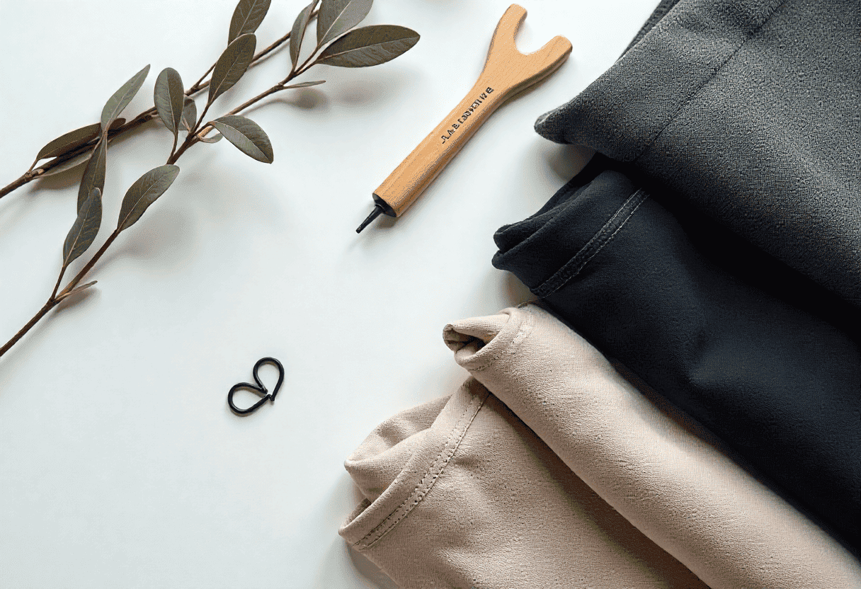 kleding ligt netjes en fris opgevouwen