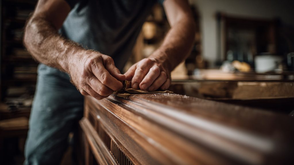 Duurzaam verhuizen door een meubelstuk te herstellen en klaar te maken voor een tweede leven